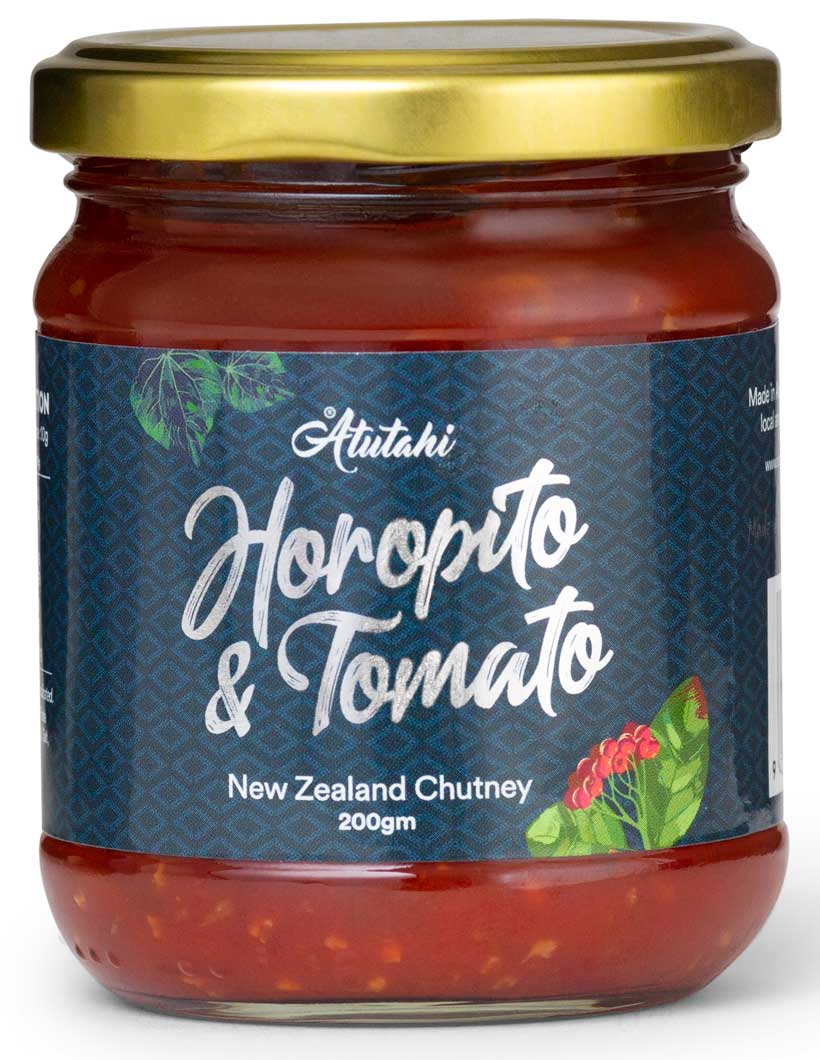 atutahi chutney horopito tomato