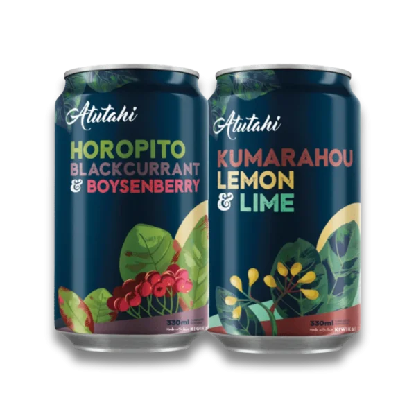 Horopito Blackcurrant Boyenberry Kumarahou Lemon Lime Can