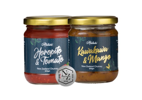 Horopito & Tomato and Kawakawa & Mango Chutneys (2x of each flavour)