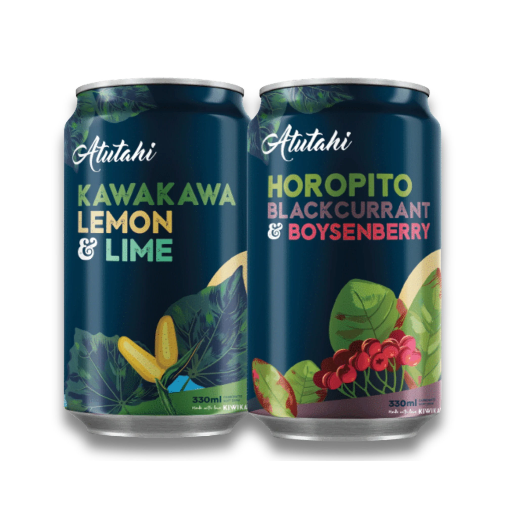 Kawakawa Lemon Lime Horopito Blackcurrant Boysenberry Can