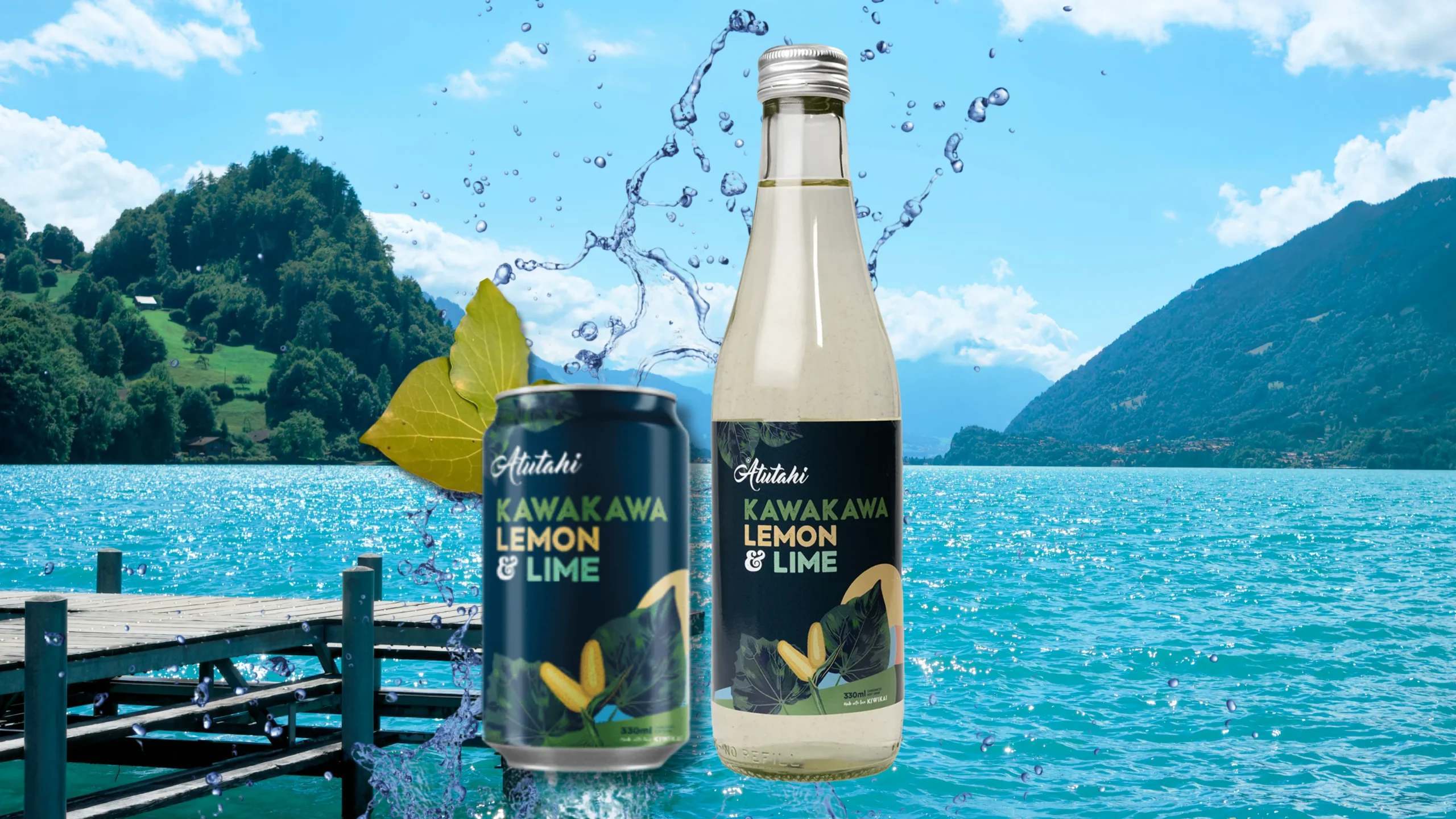 Kawakawa Lemon & Lime Drinks Cool Summer Refreshment in NZ