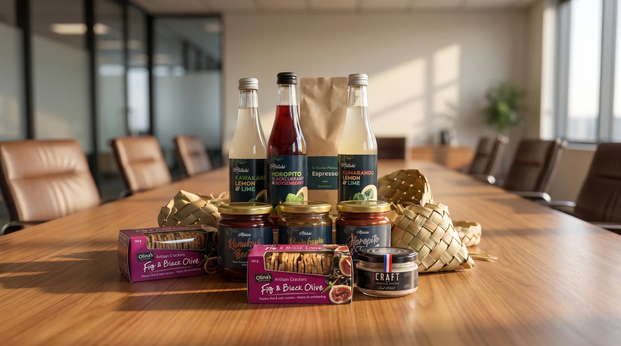 Corporate Wellness Gift Packs Thoughtful Māori Beverage & Chutney Hampers 1